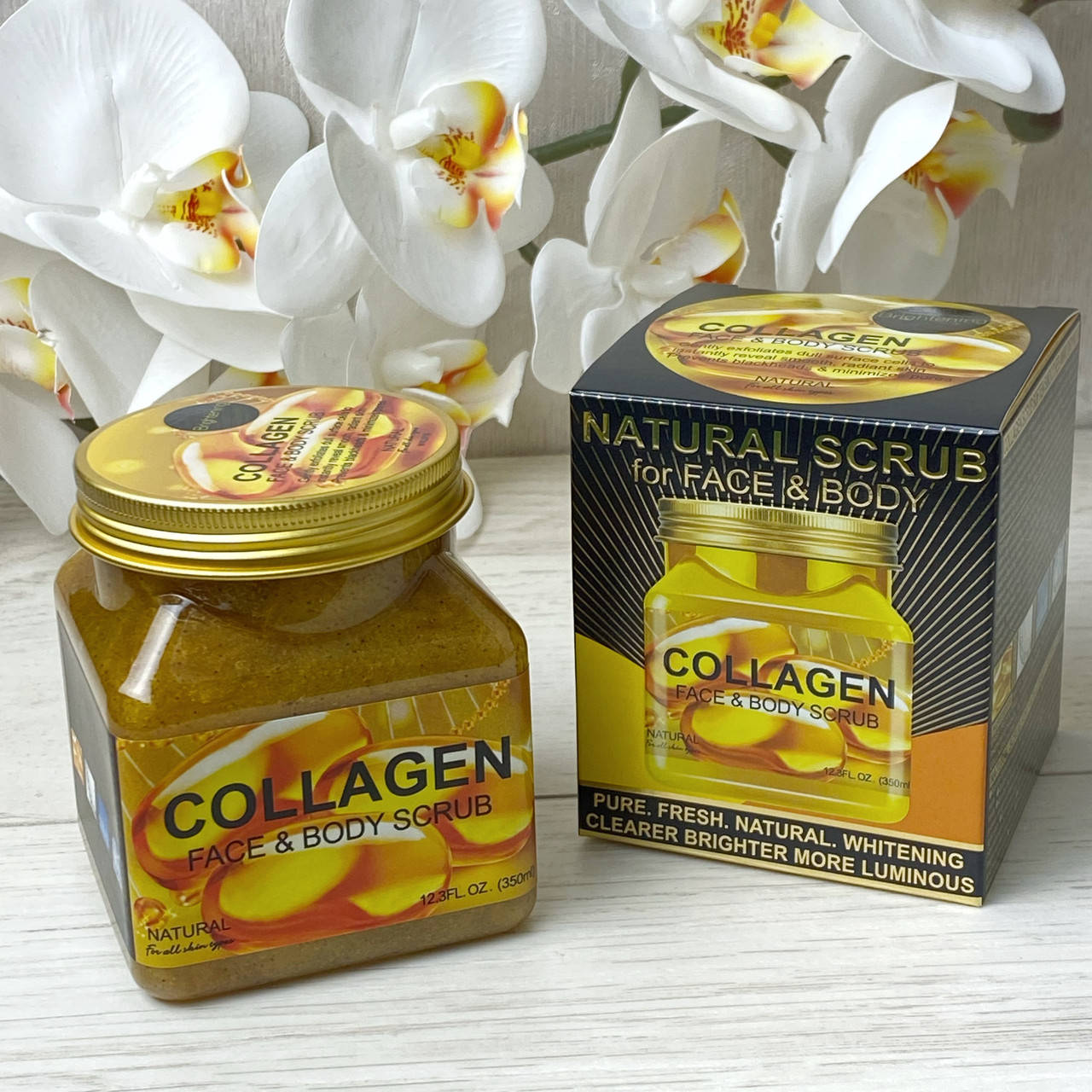 

Натуральный скраб для тела и лица "Collagen" Wokali Natural Scrub