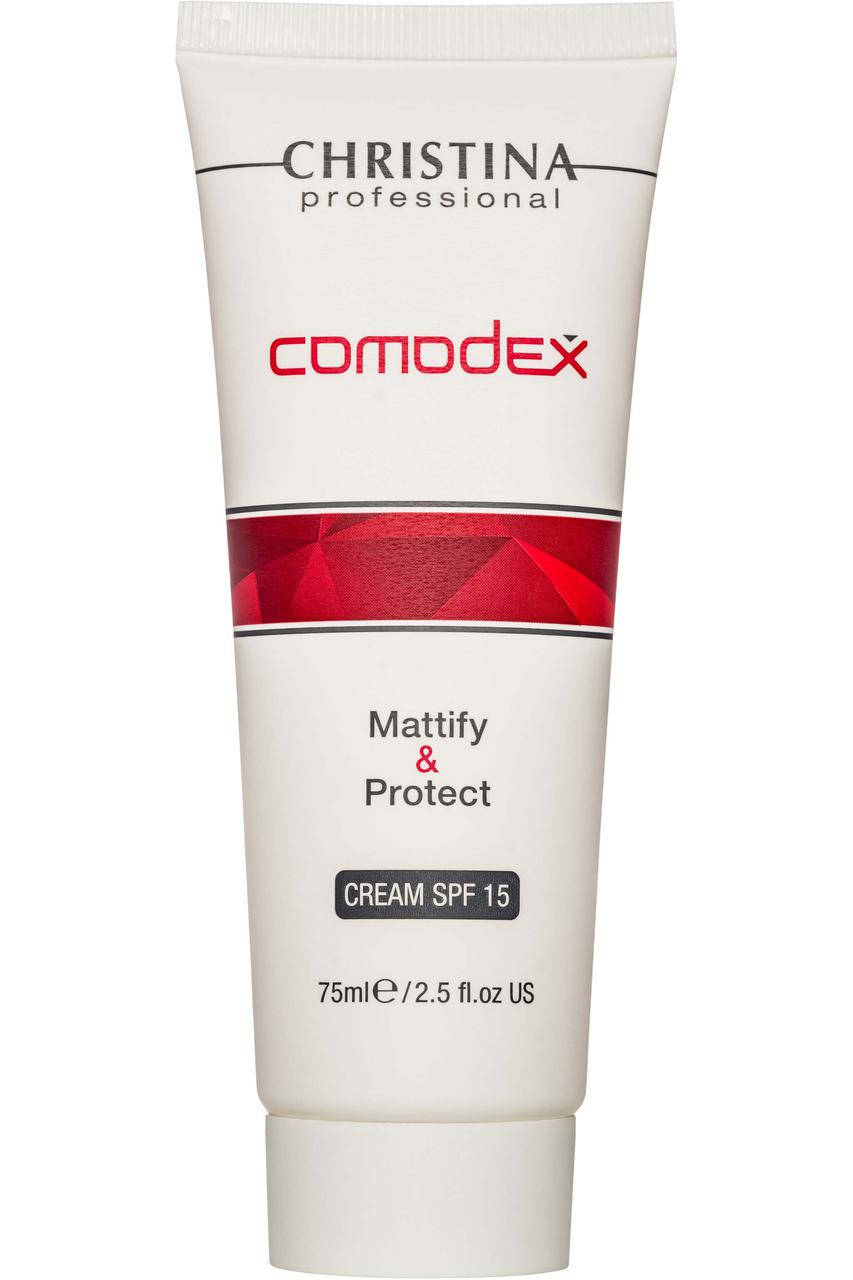 

Матирующий защитный крем SPF15 Christina Comodex Mattify & Protect Cream SPF15 , 75 мл