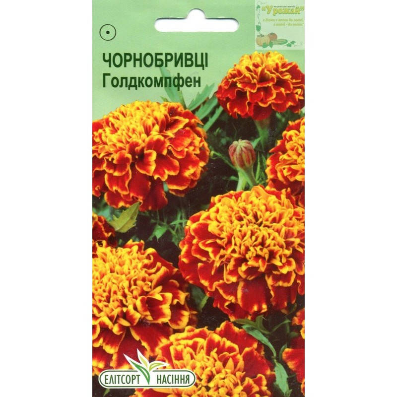

Семена цветы Бархатцы Голдкомпфен, 0,5 г