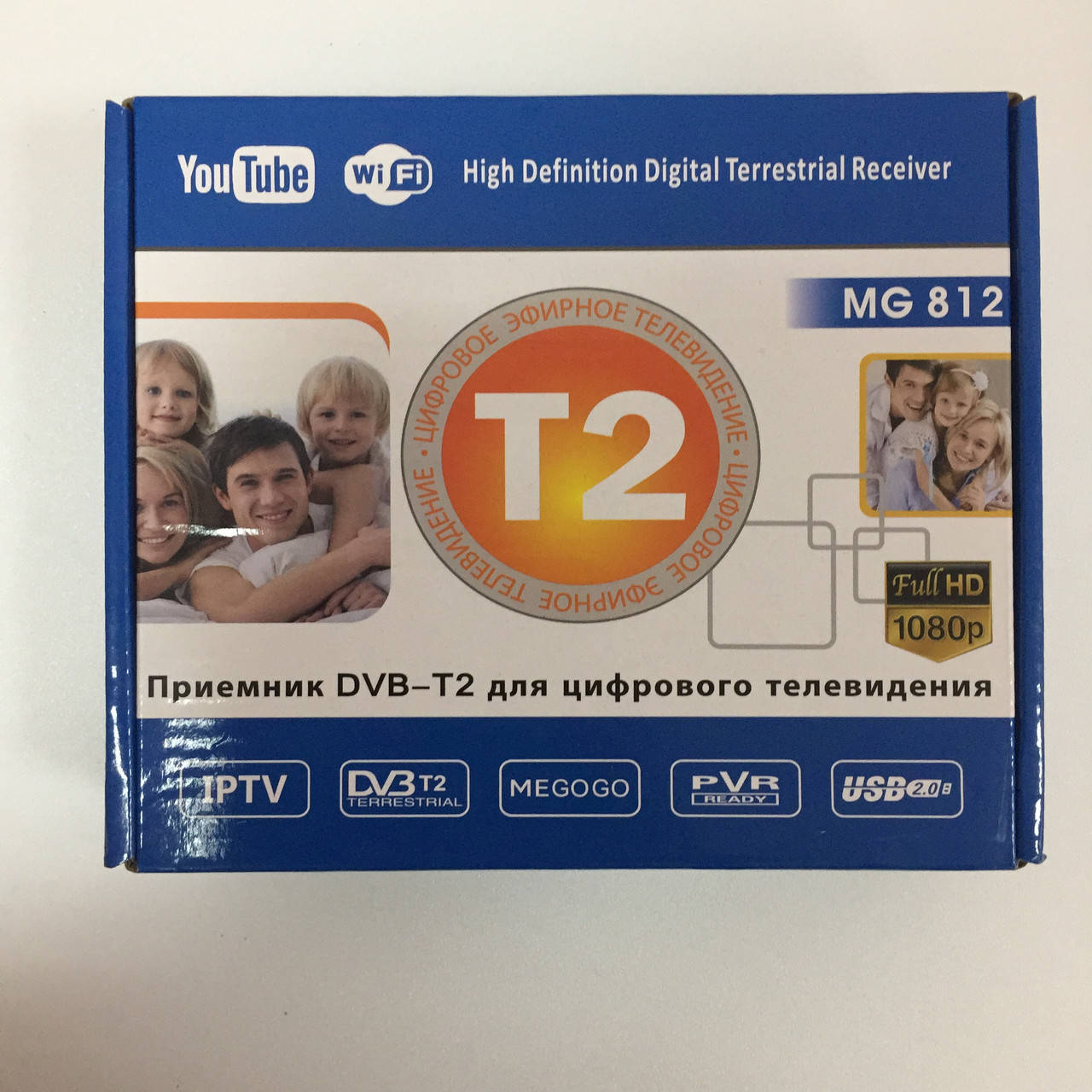 

Цифровой ТВ тюнер MEGOGO DVB металлический корпус T2 ресивер с IPTV, USB