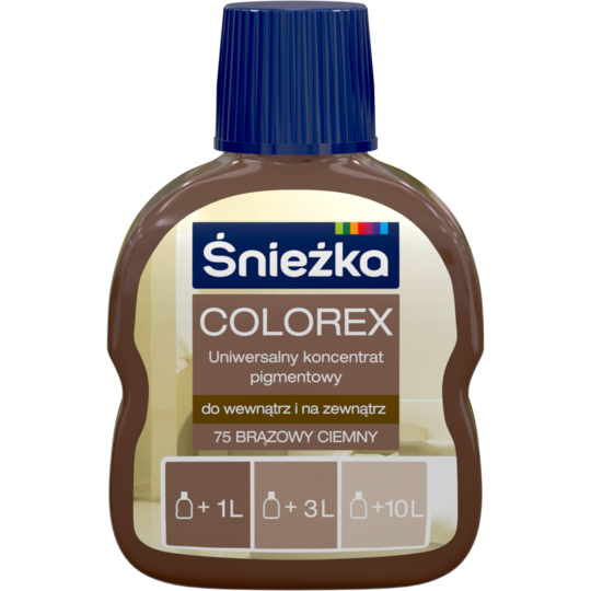 

Колорекс Sniezka №75 коричневый темный