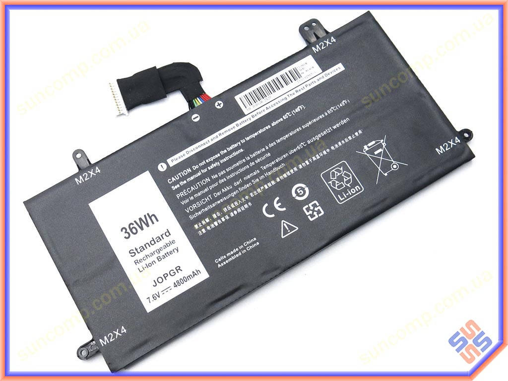 

Аккумулятор T17G для Dell Latitude 5285, 5290 (JOPGR J0PGR) (7.6V 4800mAh)