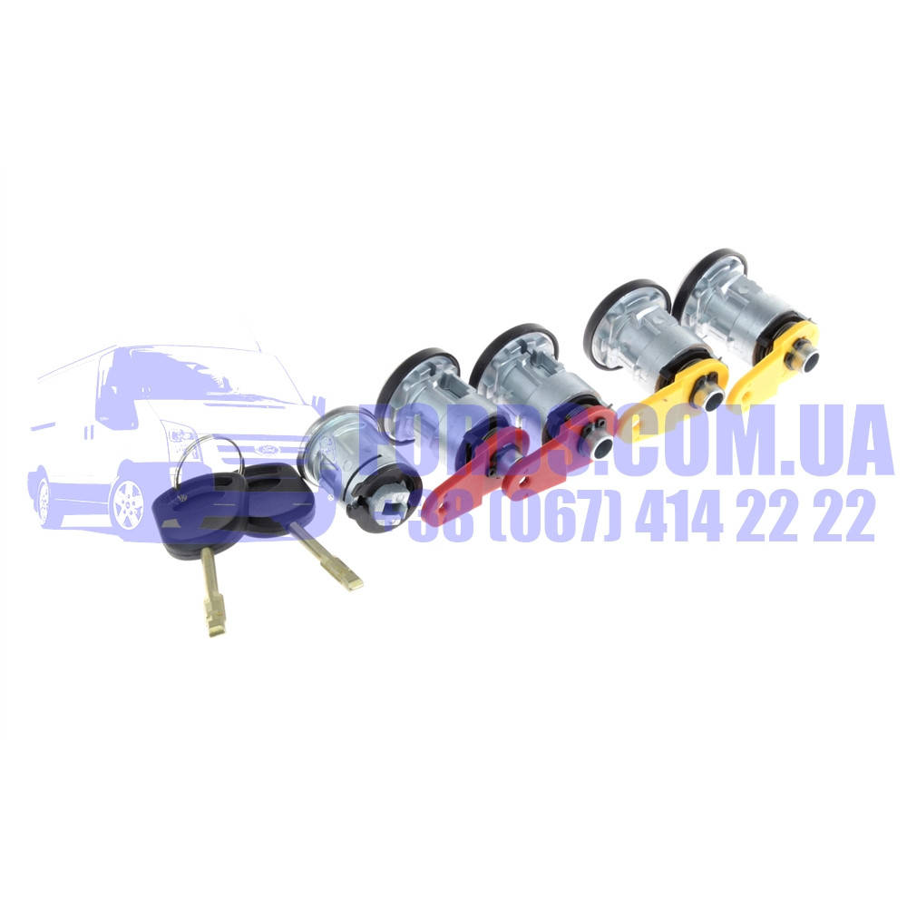 

Комплект личинок замков FORD TRANSIT 1985-1991 (5ШТ) (6177189/86VB3688DC/HMP86VBB22050AA) HMPX