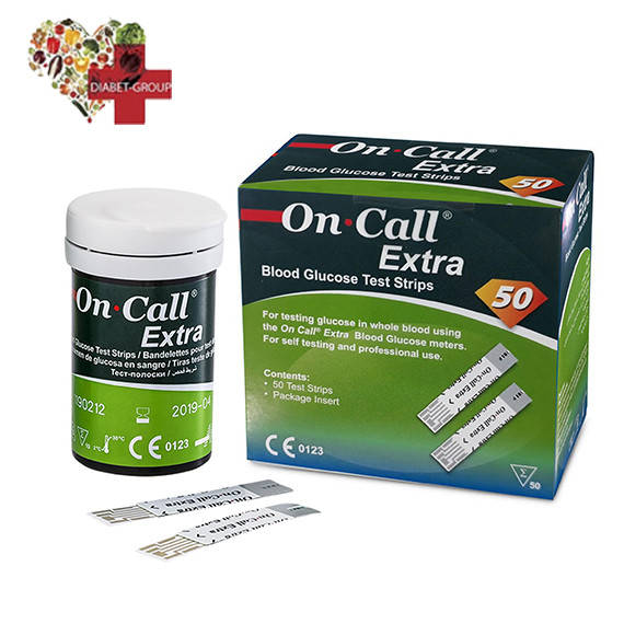 

Купить тест-полоски On Call Extra (Он Колл Экстра) 50 шт.