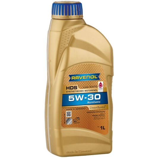 

Моторное масло Ravenol HDS Hydrocrack Diesel Specific 5W-30 синтетическое 1 л