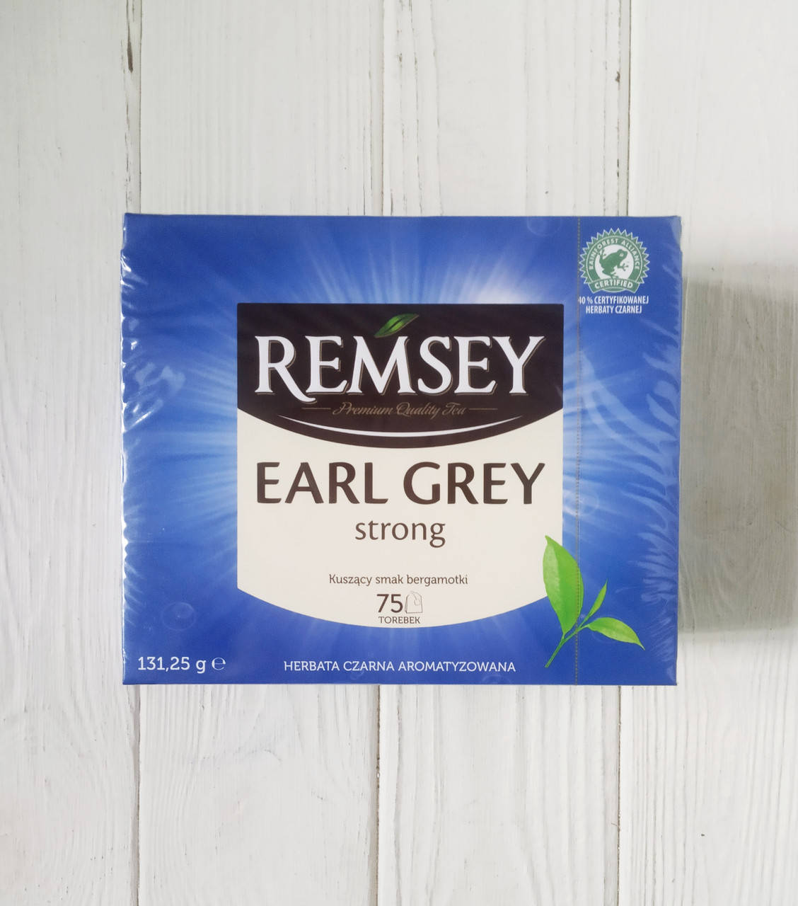 

Чай черный с бергамотом Remsey Earl Grey 75 пакетиков (Польша)