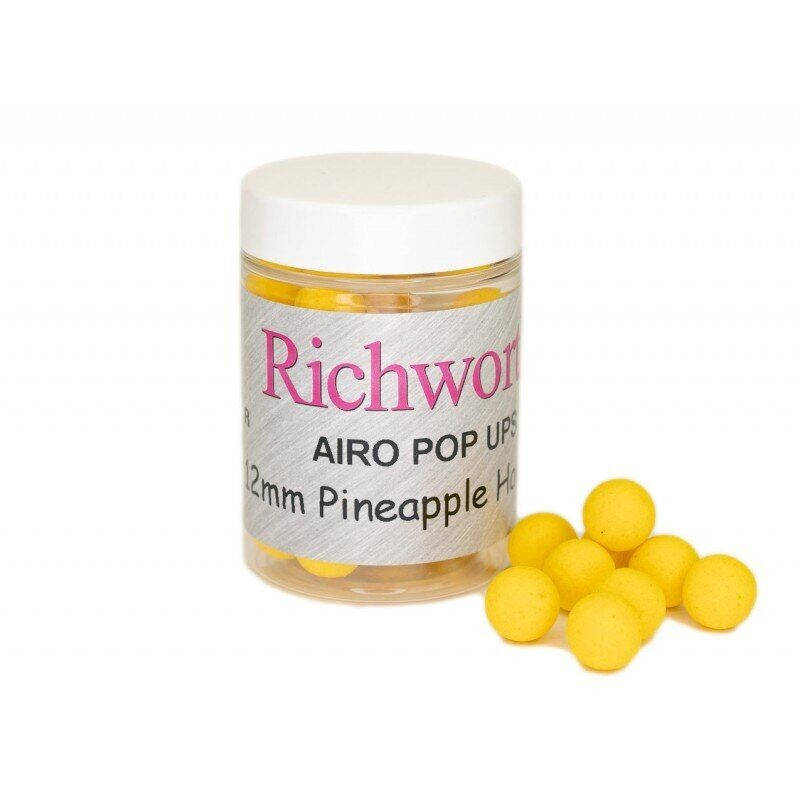 

Бойлы Richworth Airo Pop-ups Pineapple Hawaiian, 12mm, 100ml