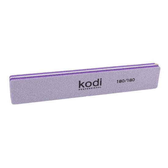 

Баф для ногтей Kodi 180/180 сиреневый, прямоугольный