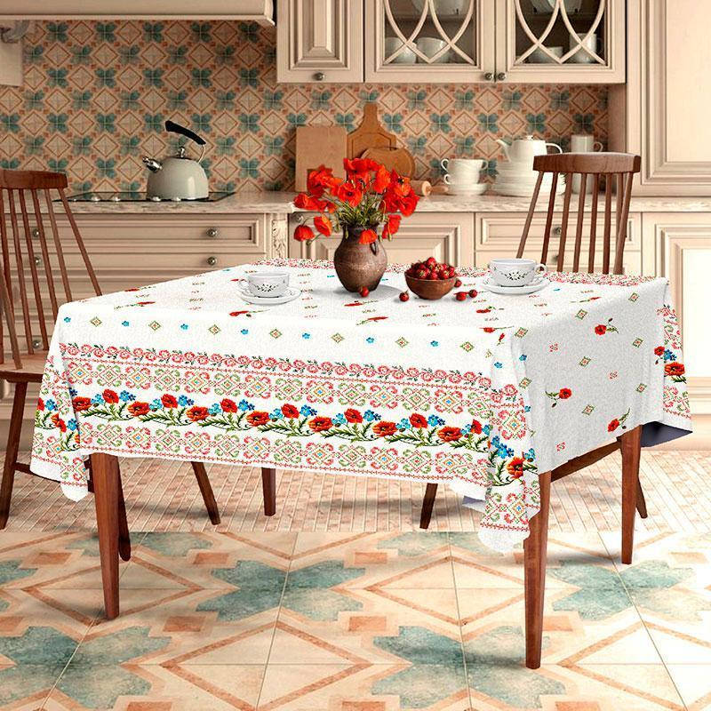 

Лляна скатертина "Мак" 220 см х 150 см