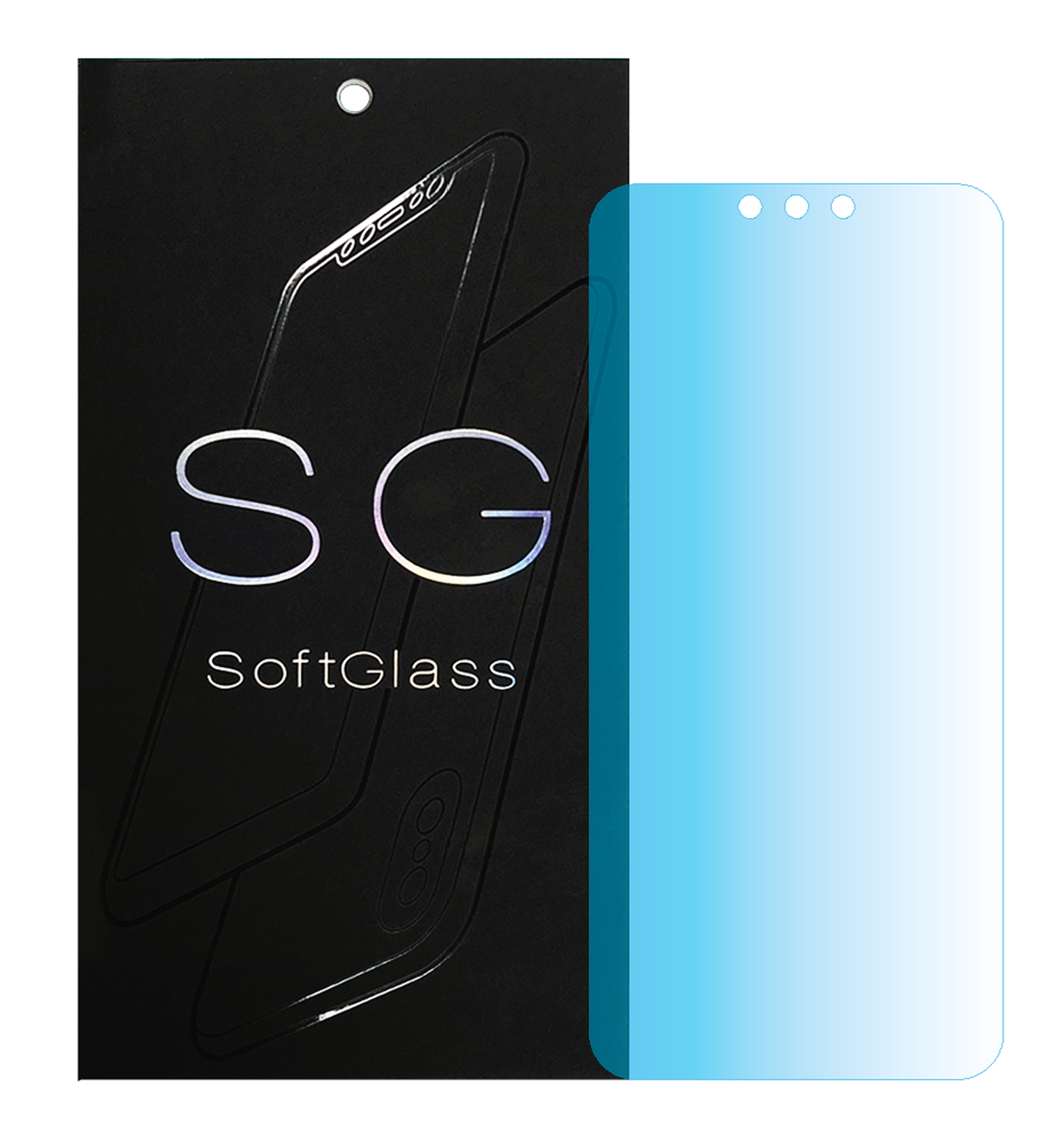 

Пленка Lg G8 Thinq на Экран полиуретановая SoftGlass, Прозрачный