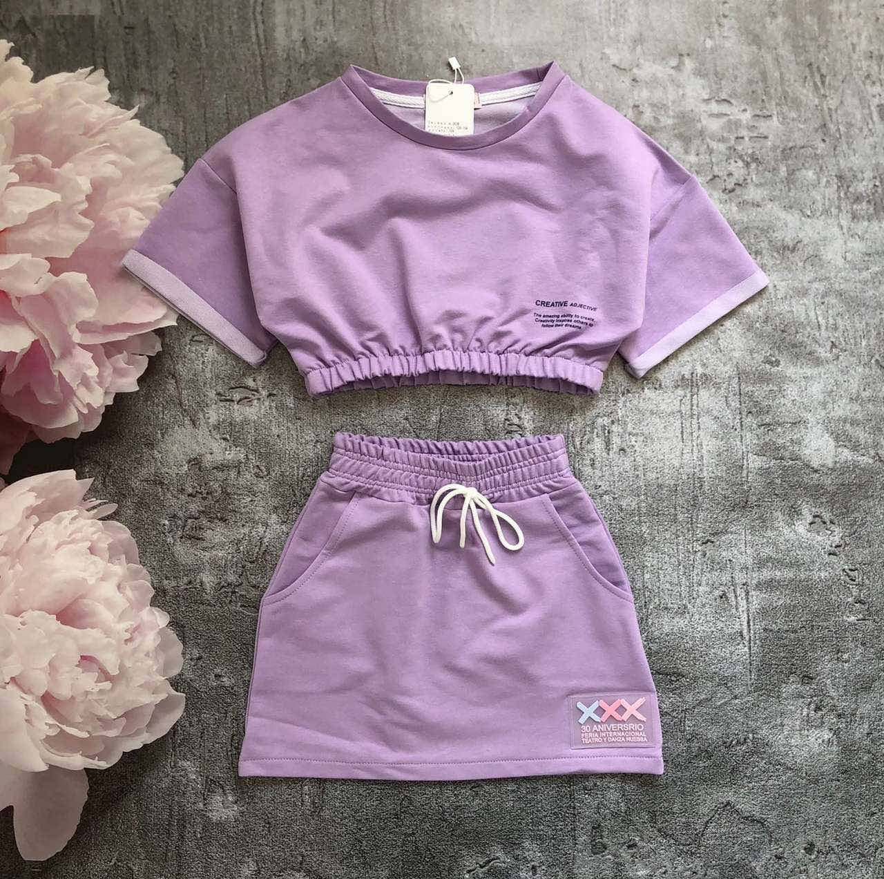 

Костюм для девочки, Турция, Babexi, арт. 2499, 128 см, Сиреневый