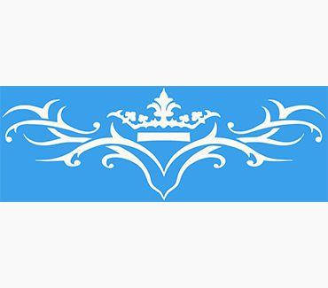 

Трафарет 6 см на 16,5 см