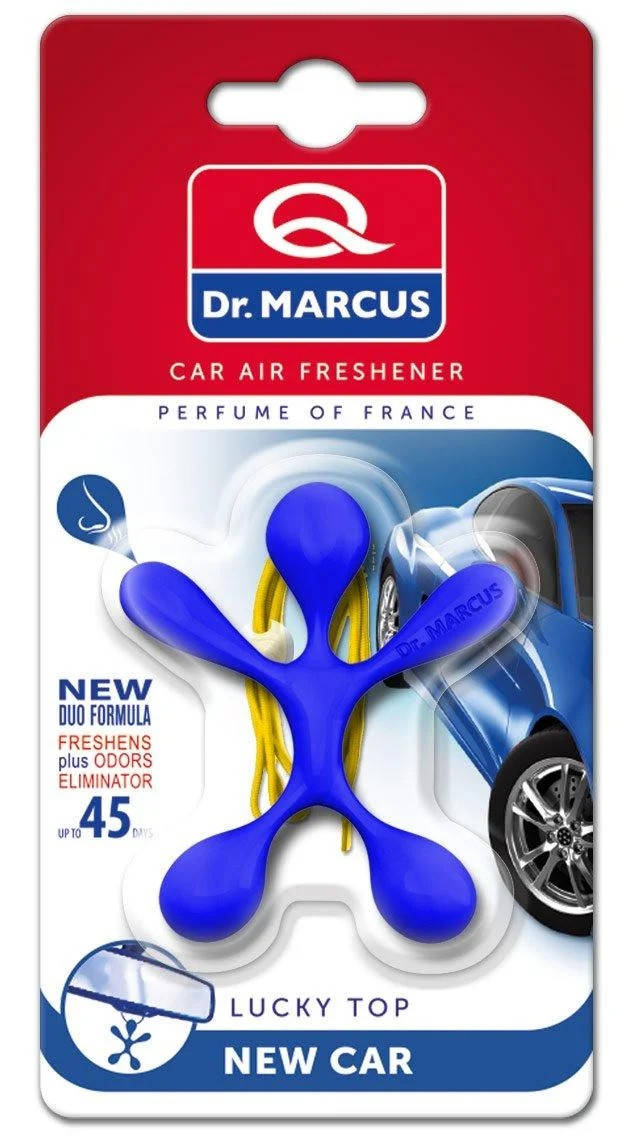 

Ароматизатор Dr.Marcus (Освежитель воздуха в машину) LUCKY TOP - на зеркало _ New Car