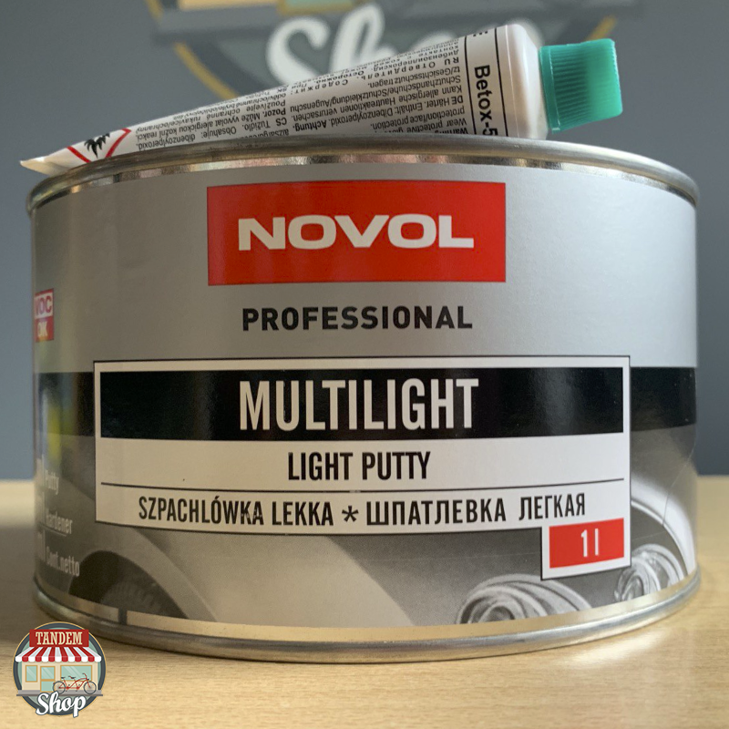 

Шпатлевка универсальная облегченная Novol Multilight, 1 л