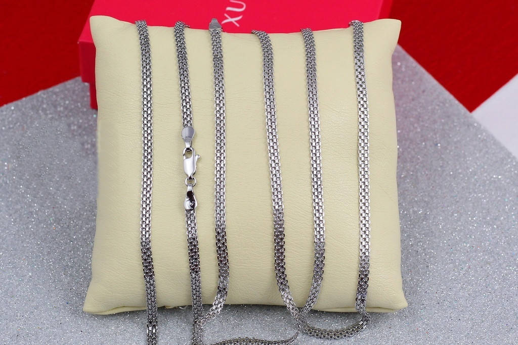 

Цепь Xuping Jewelry новый бисмарк 60 см 3,5 мм серебристая