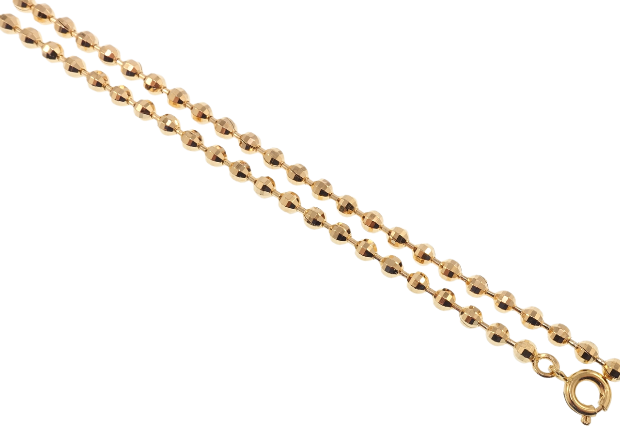 

Цепочка Xuping Позолота 18K "Плетение Перлина" длина 44см х 3мм