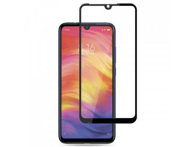 

Защитное стекло Optima 3D для Xiaomi Redmi note 7, черное, Черный