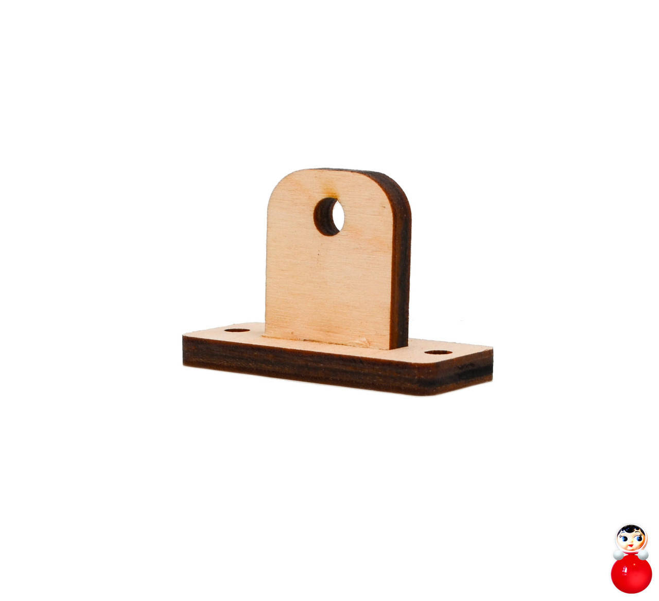 

Заготовка для Бизиборда Крепление Шпильки и Палочки 6 мм под счеты кріплення для бізіборда, Бежевый