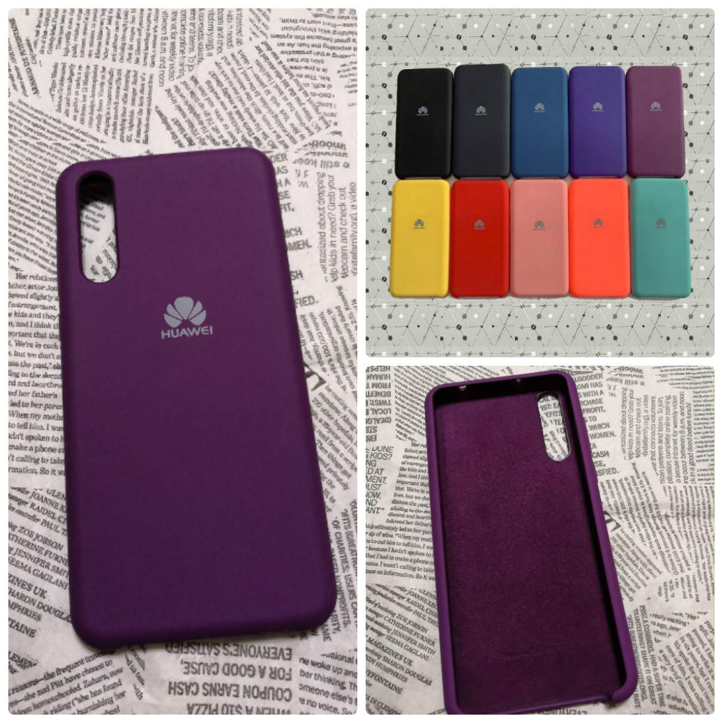 

Брендовый чехол накладка Silicone Cover для Huawei (Хуавей) P20 Pro, Разные цвета