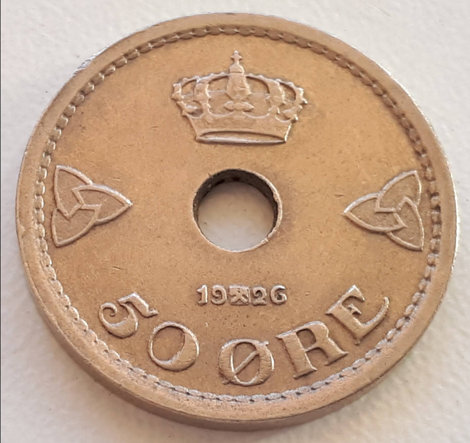 

Норвегия 50 эре 1926