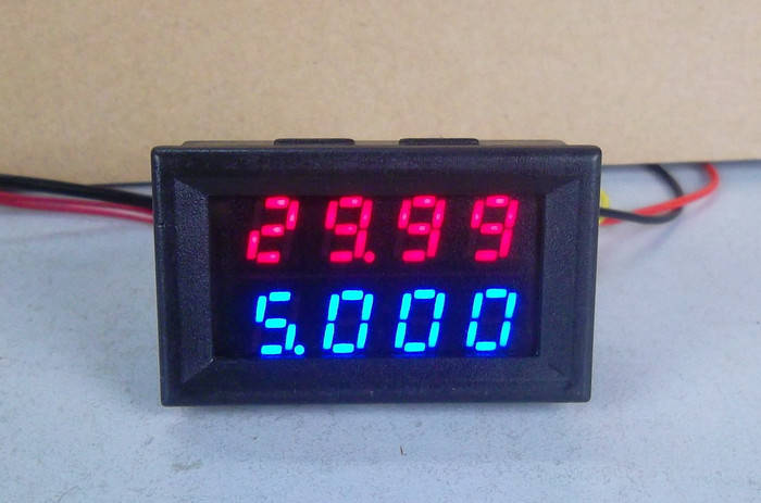 

Вольтметр / Амперметр 0.01-200V 4-знака
