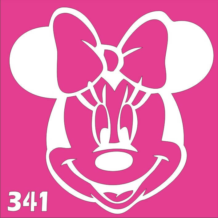 

Трафарет минимаус для био-тату хной, блеск тату Boni Kasel № 341