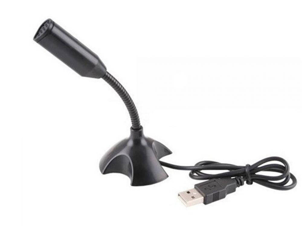 

Микрофон USB для компьютера или ноутбука Черный