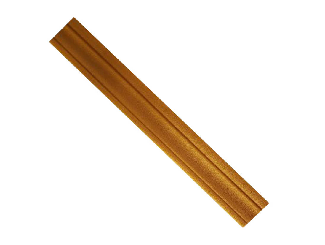 

Гибкий самоклеящийся плинтус / багет 2300х80х8мм(Т-9) Золото