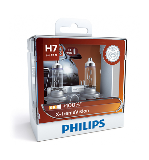 

Автомобильные лампы Philips 12V H7 55W +130% X-Treme Vision (12342XVS2)