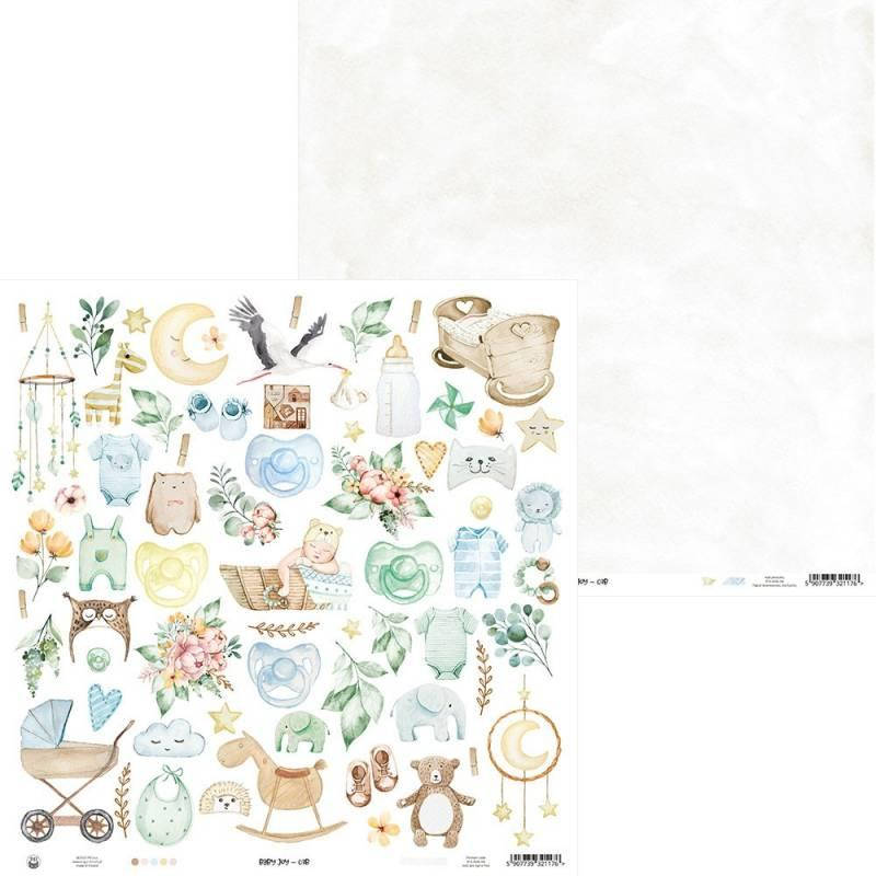 

Папір для вирізання - Baby Joy 07b - P13 - 30x30