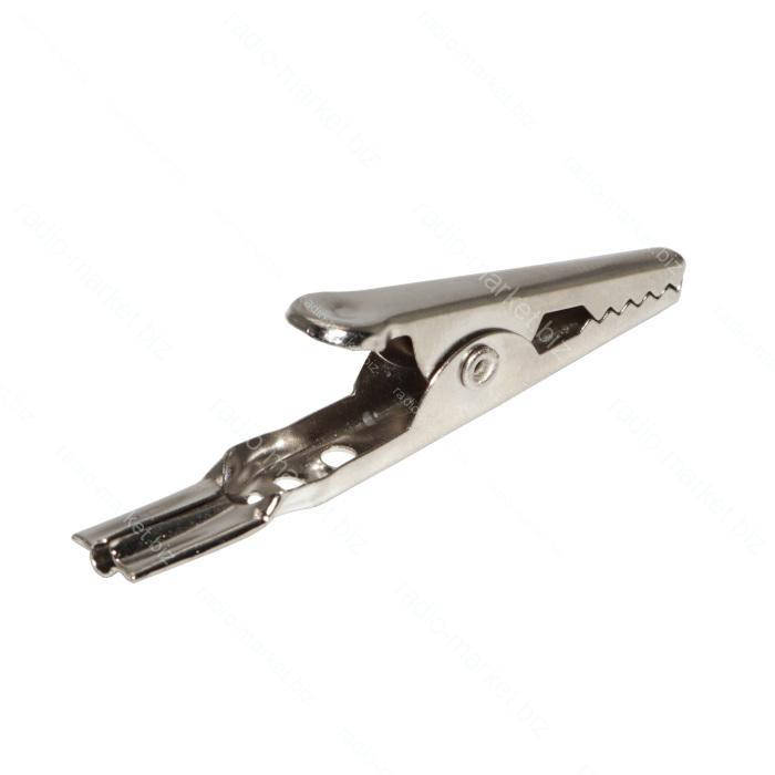 

Крокодил на щуп изолированный, красный