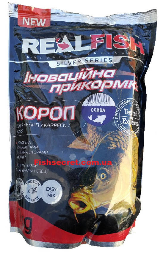 

Рыболовная прикормка REAL FISH слива
