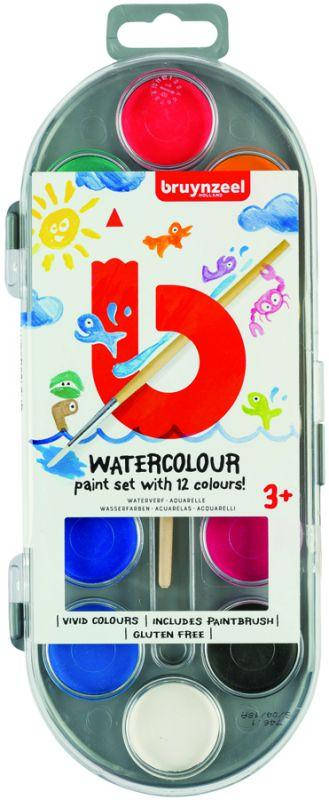 

Набор детской акварели, 12цв., Bruynzeel