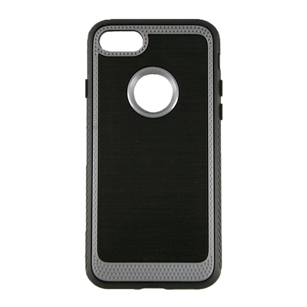 

Чехол-накладка DK силикон с пластиком Composite Armor для Apple iPhone 7 / 8 (grey), Черный