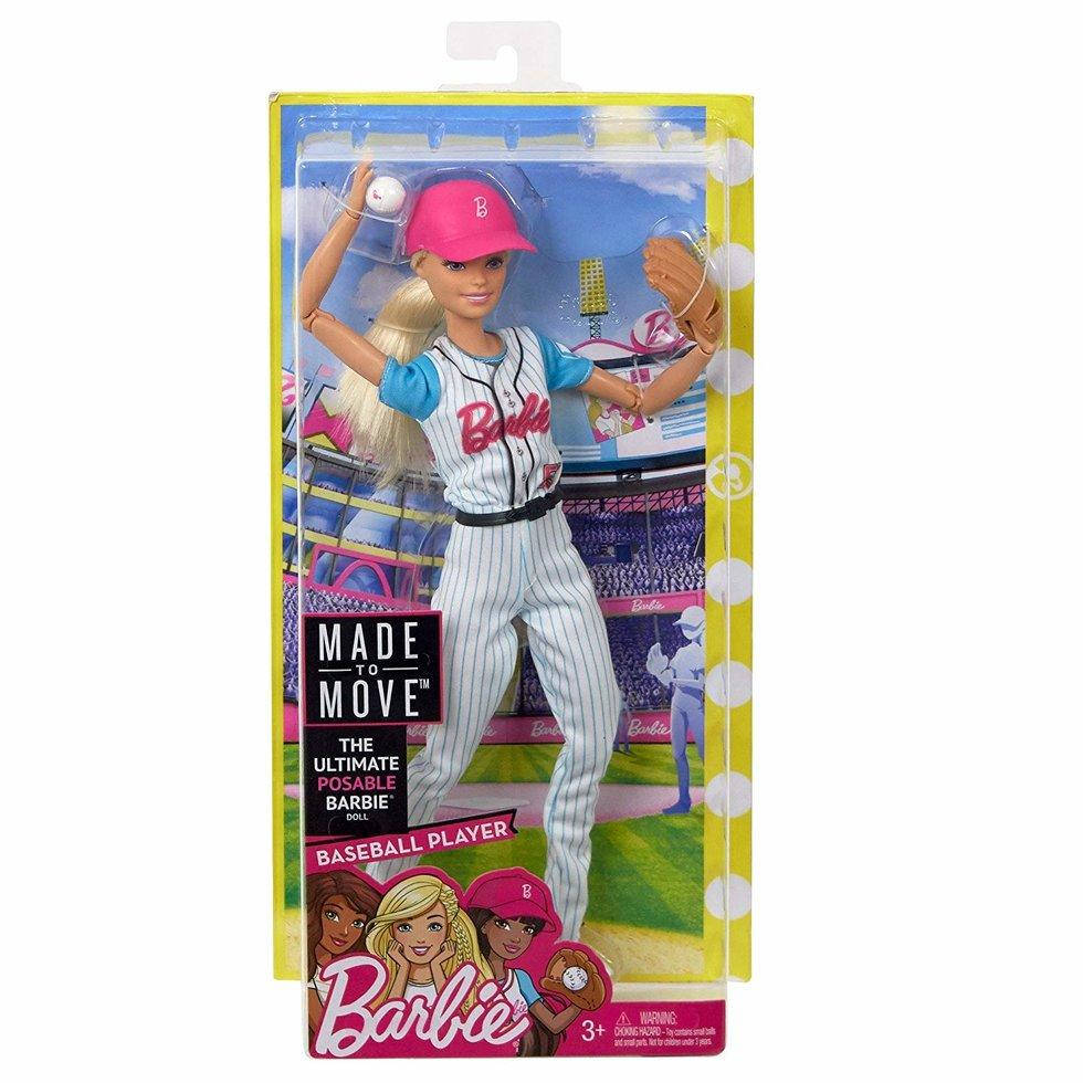 

Барби Бейсболистка (Barbie Made to Move Baseball Player Doll) двигайся как я, Matell