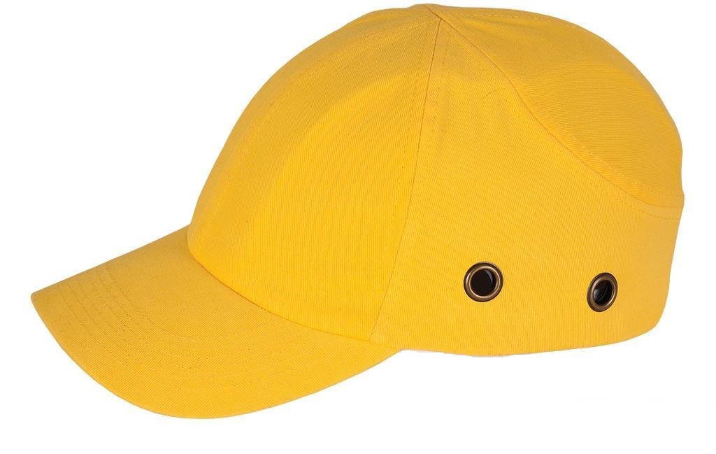 

Каска-бейсболка Reis Bump Cap желтая с вентиляцией (siz-001), Желтый