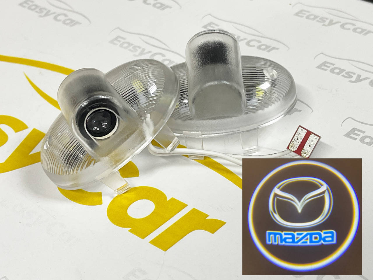 

Логотип подсветка двери Мазда Lazer door logo light MAZDA