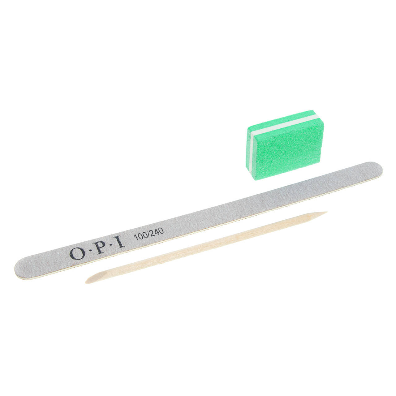 

Одноразовый набор OPI пилка (100/240) + баф и апельсиновая палочка