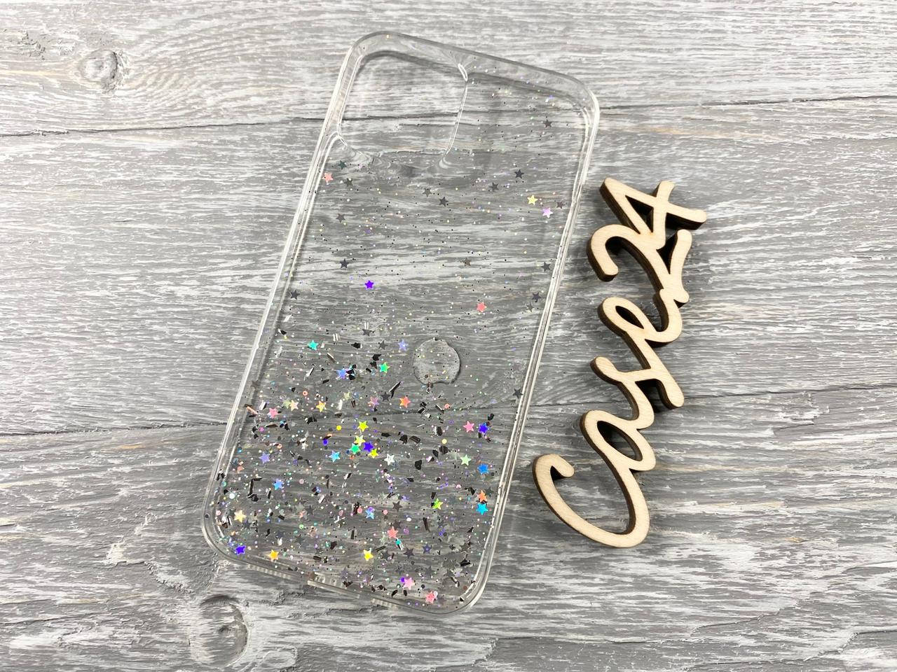 

TPU чехол Star Glitter для Apple iPhone 12 Pro прозрачный
