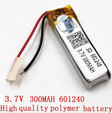 

Батарея 300mah 3.7V 601240 Литий-Полимер Аккумулятор для Bluetooth Гарнитуры