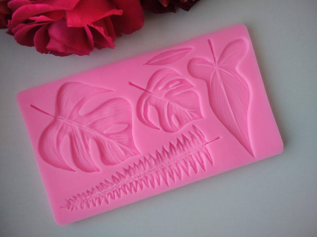 

Молд силиконовый "Листья большие"