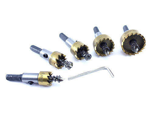 

Набор из 5 коронок, корончатых сверл 16-30мм по металлу HHS