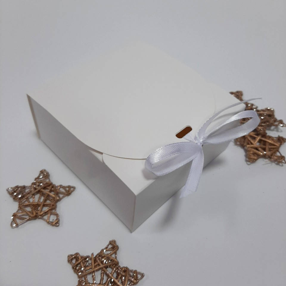 

Коробка квадратная 115х115х50 мм белая, Белый