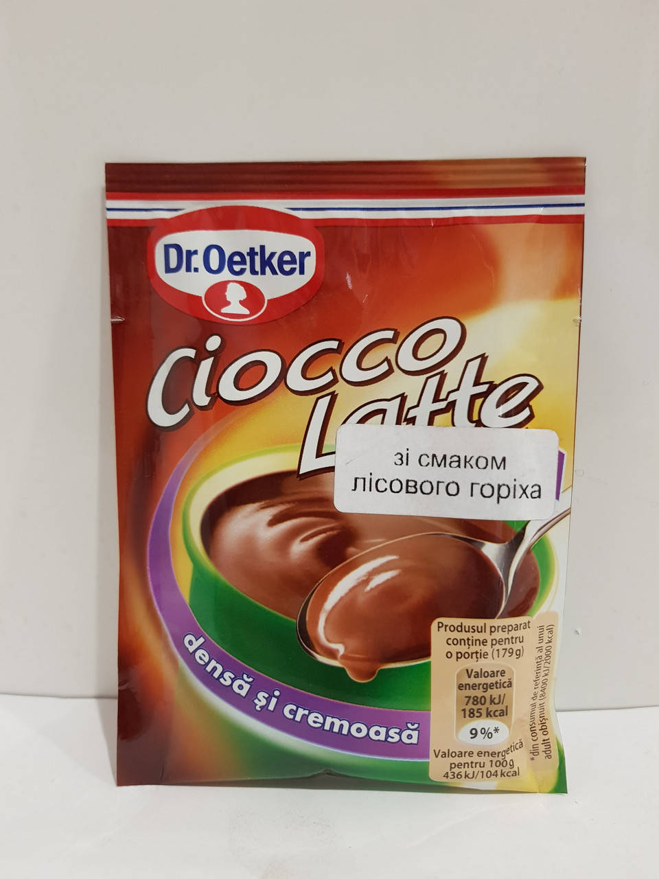

Горячий шоколад Dr.Oetker "Ciocco Latte" со вкусом лесного ореха 25г