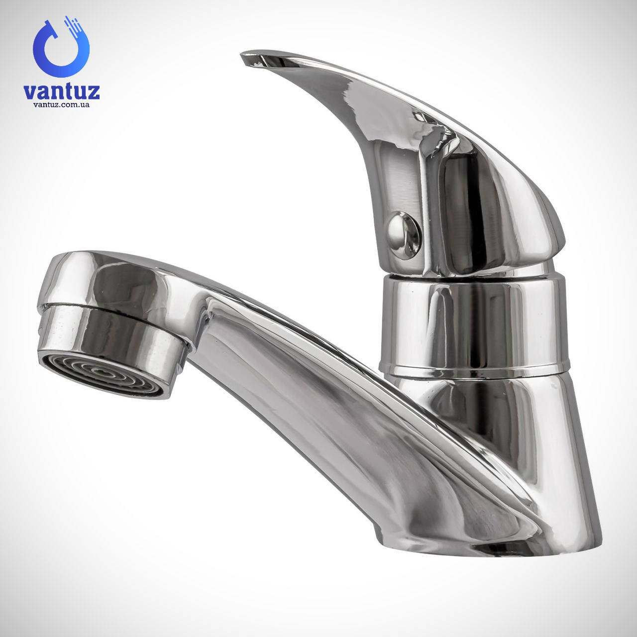 

Монокран для умывальника Хром EcoMix GZ013-33 Кран на одну воду для раковины