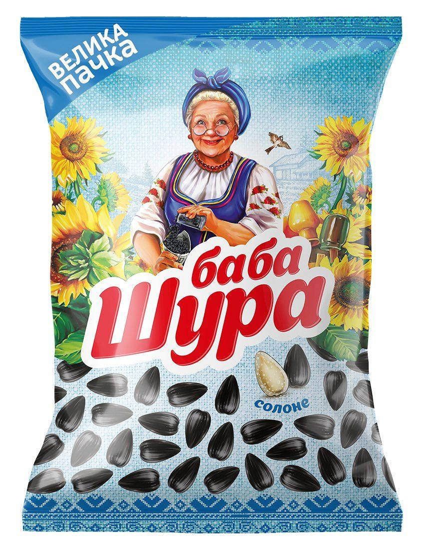 

Семечки подсолнечника жареные с солью "Баба Шура" 145г