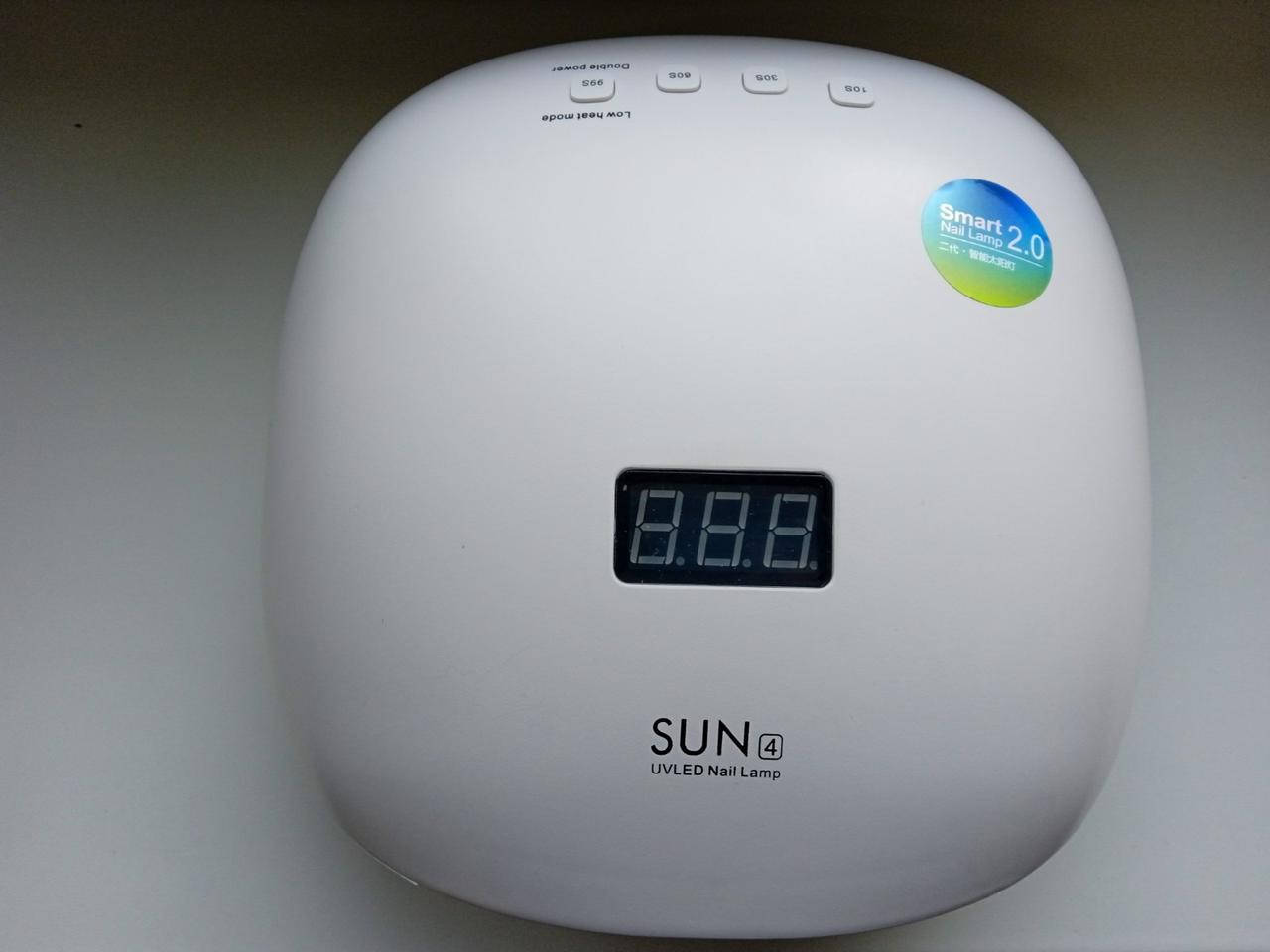 

Уценка !!! ЛАМПА ДЛЯ СУШКИ НОГТЕЙ SUN 4 SMART 2.0 НА 48W LED+UV
