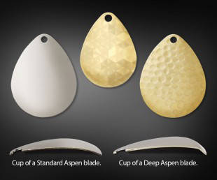 

Лепесток рыболовной блесны Колорадо Осиновый лист с изгибом №3½ (никель, гл.)