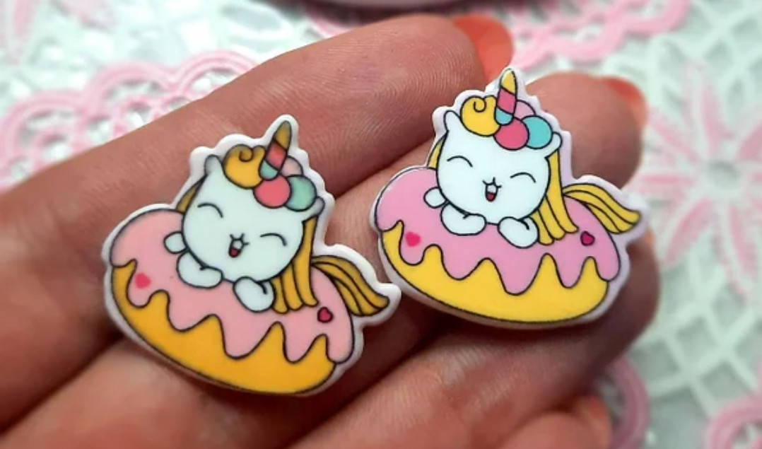 

Кабошоны, серединки "Единорожка" 30* 25 мм