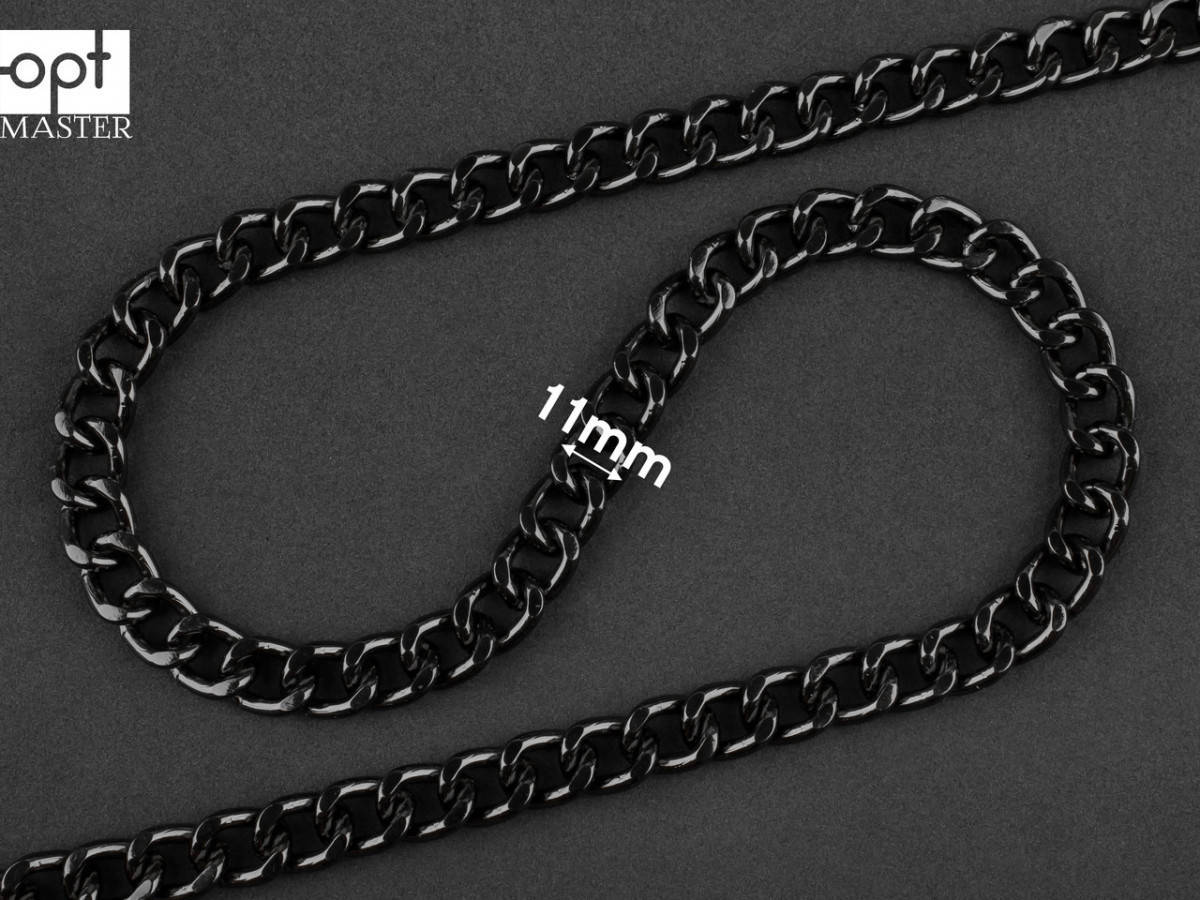 

Цепочка (ручка) для сумки клатча, 65-275 тёмный никель, метражная